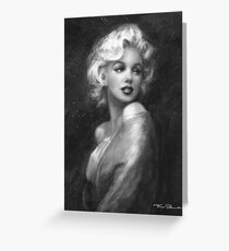 Theo's Marilyn WW black-white Greeting Card