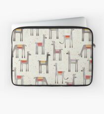 Lamas auf der Wiese Laptoptasche