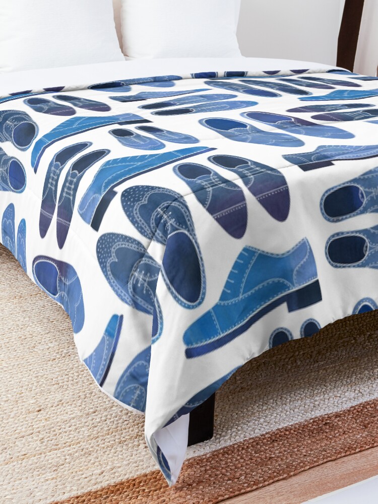 Alternate view of Blue Brogue Shoes Comforter