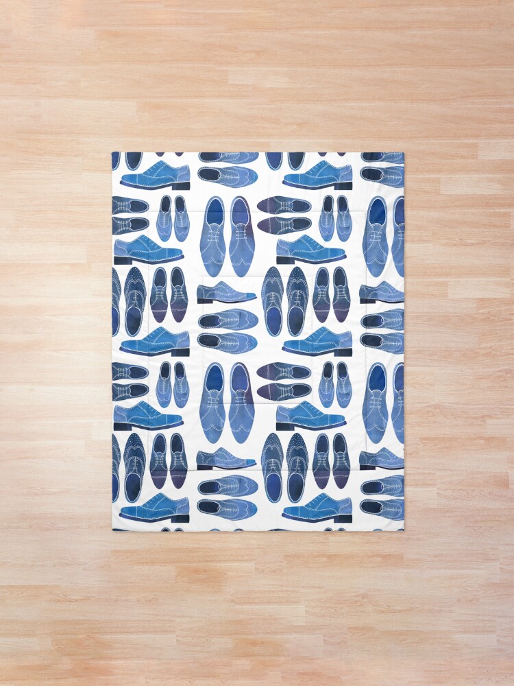 Alternate view of Blue Brogue Shoes Comforter