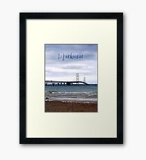 The Mackinac Bridge Framed Print