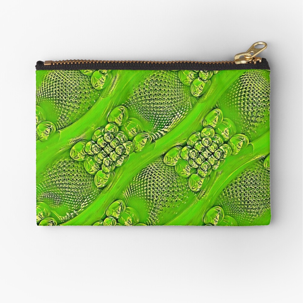 Golden green Zipper Pouch