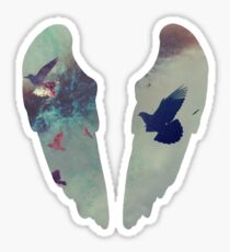 Flock of Birds Sticker