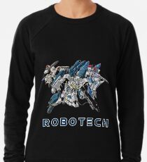 Robotech-Macross VF 1S C VF 25S RT VF 19 LT Lightweight Sweatshirt
