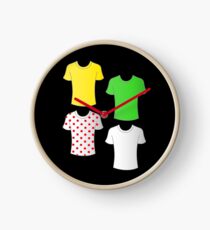 Tour de France shirts Clock