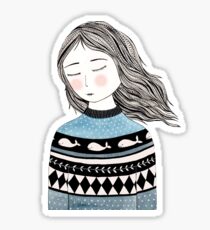 Pullover Wetter Sticker
