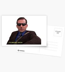 Michael Scott - Es ist Britney Bitch Postkarten