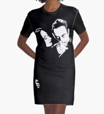 Gomez y Morticia Graphic T-Shirt Dress