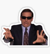 Michael Scott Funny Meme Sticker