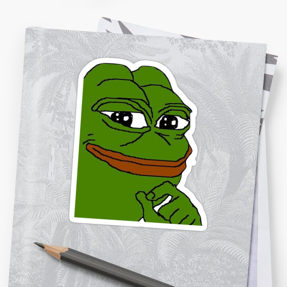 Pepe The Frog Meme Stickers By Chris Jackson Redbubble