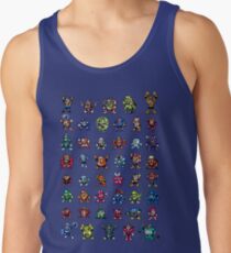 MegaMan 1to6 Robot Masters Tank Top