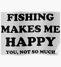 Happy Fishing Poster