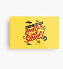 Better Call Saul Metal Print