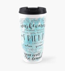 Taza de viaje Serás encontrado- DEH