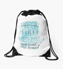 You Will Be Found- DEH Drawstring Bag