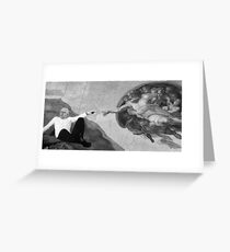 Michelangelo Foucault Greeting Card