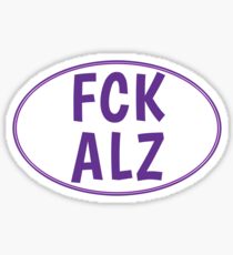 FCK ALZ Oval Sticker