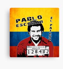 Pablo Escobar Canvas Print