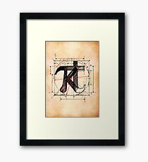 Kate Bush - KT-Pi Framed Print