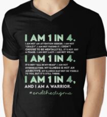 One In Four Men's V-Neck T-Shirt