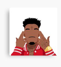 21 Savage Canvas Print