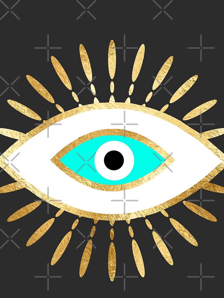 hamsa böser Blick Goldfolie drucken von sofiahawk