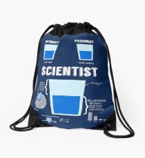 Mochila de cuerdas Optimista ... pesimista ... ¡CIENCIANTE!