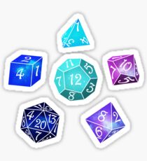 Neon dice Sticker