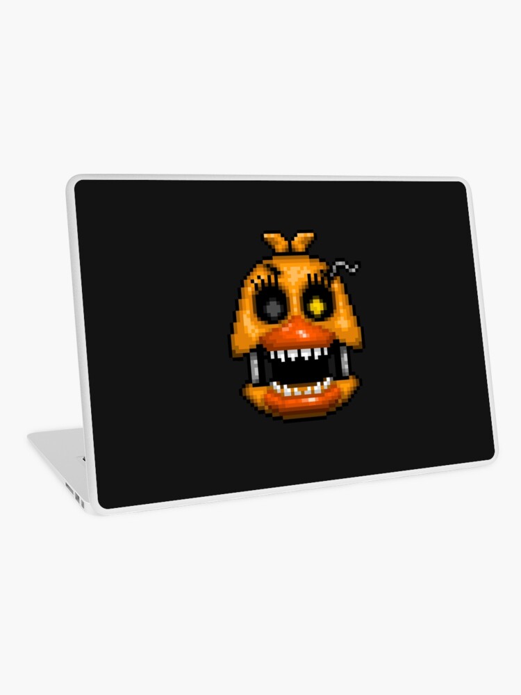 Adventure Nightmare Chica Fnaf World Pixel Art Laptop Skin - 