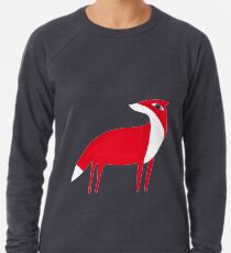Fox-Muster Leichtes Sweatshirt