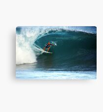 Kelly Slater at Pipeline Masters Canvas Print