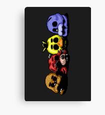 Five Nights at Freddy's 3 - Pixel art - Good Ending Canvas Print