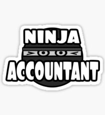 Ninja Accountant Sticker