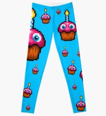 Five Nights at Freddy's 2 - Pixel art - Cupcake (no plate) Leggings