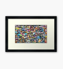 CSGO Sticker Collage Framed Print