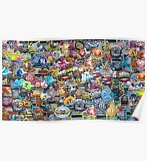 CSGO Sticker Collage Poster