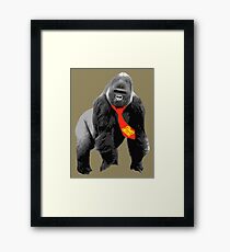 Donkey Kong Unpixeled Framed Print