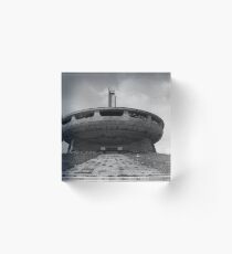 Buzludzha monument communist brutalist architecture Acrylic Block