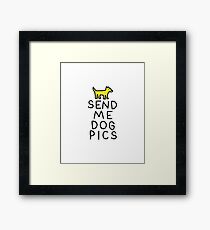 Dog Pics Framed Print