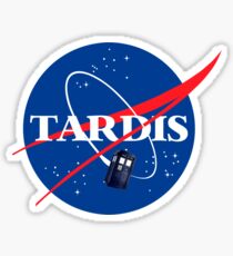 Nasa Tardis Sticker