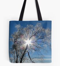 Fairy Dust - Tree Coated In Hoar Frost - Gore NZ Tote Bag