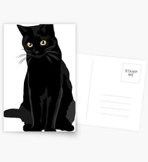 Postales Gato negro
