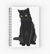 Cuaderno de espiral Gato negro
