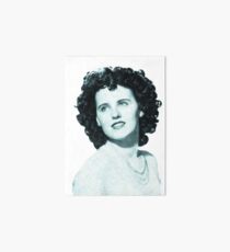 Black Dahlia Digital Painting Art Board