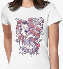 Painting the Roses Red Women's Fitted T-Shirt