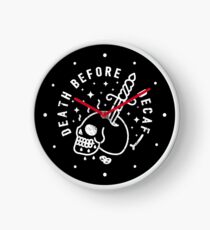 Death Before Decaf Clock