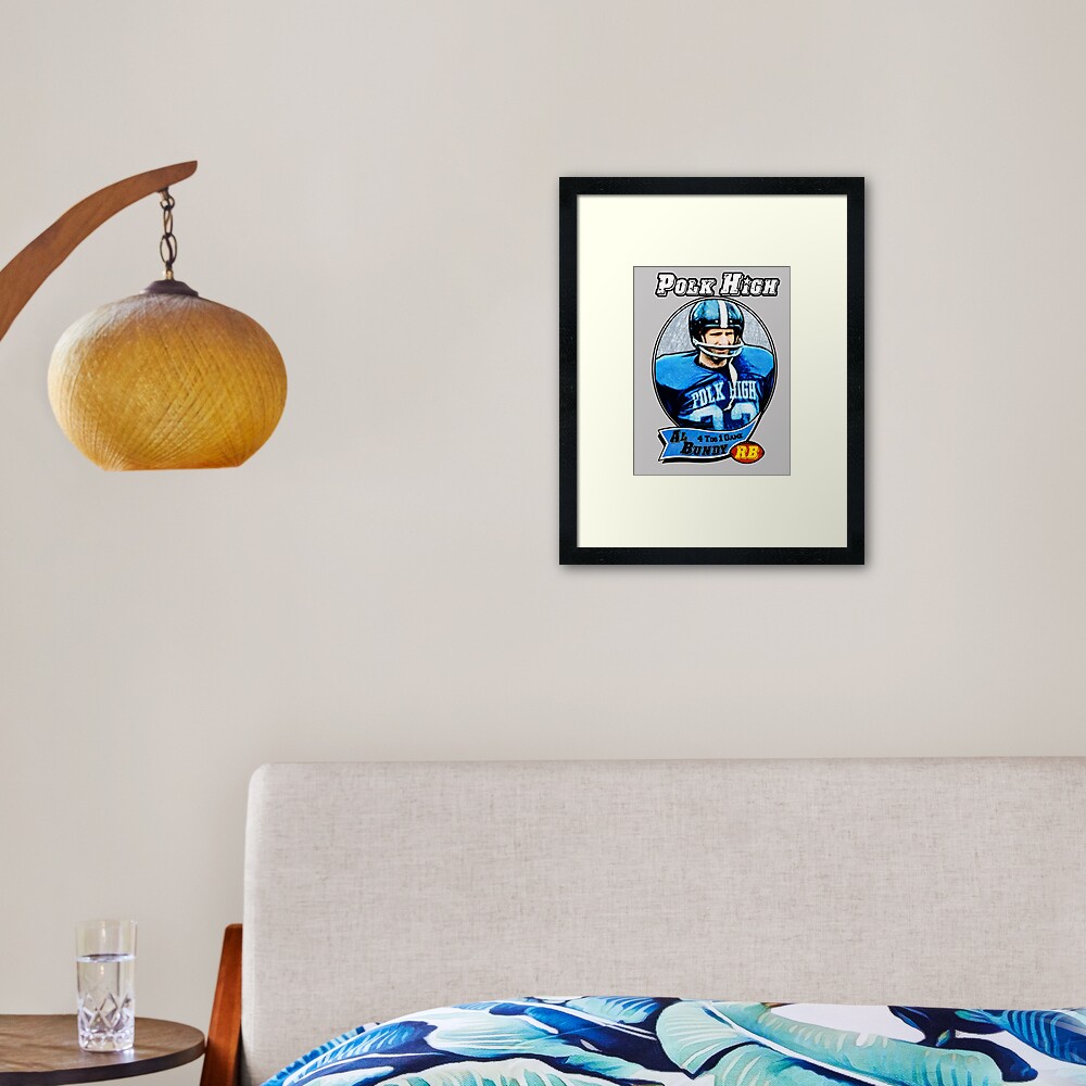 Al Bundy Football card Framed Art Print