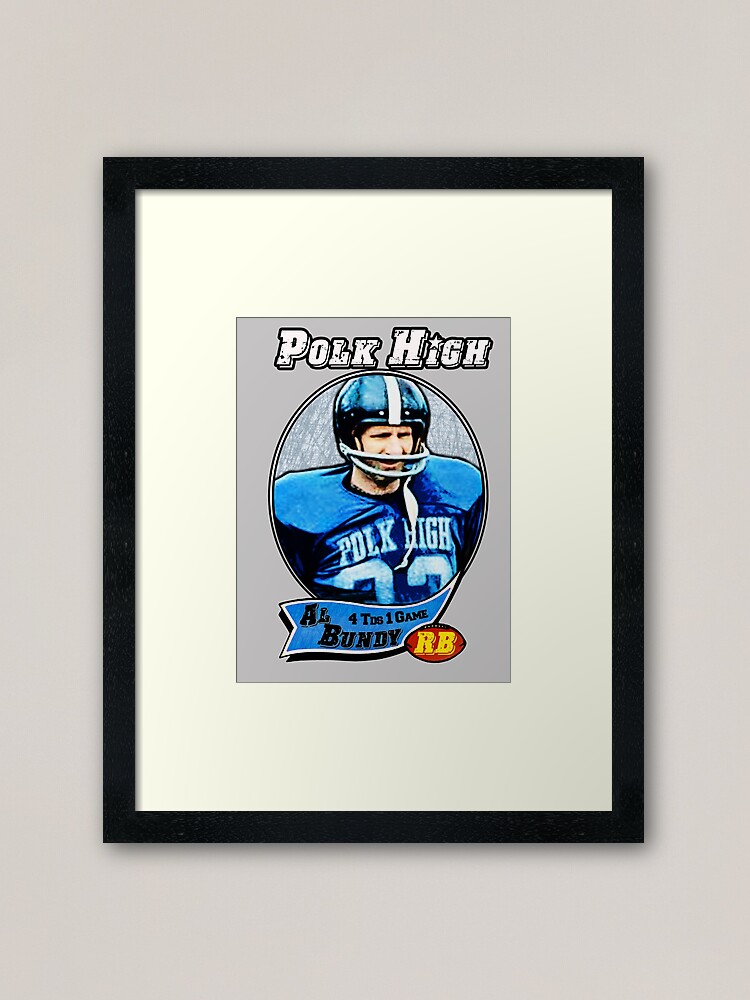 Alternate view of Al Bundy Football card Framed Art Print