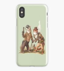 Steampunk Weasels iPhone Case