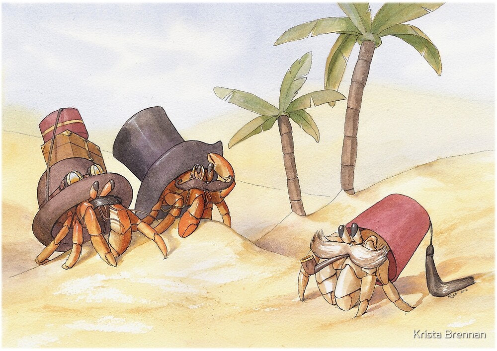 Victorian Hermit Crabs by Krista Brennan